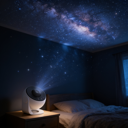 Galaxy Star Projector Night Light, 360 Rotating Planetarium Lamp