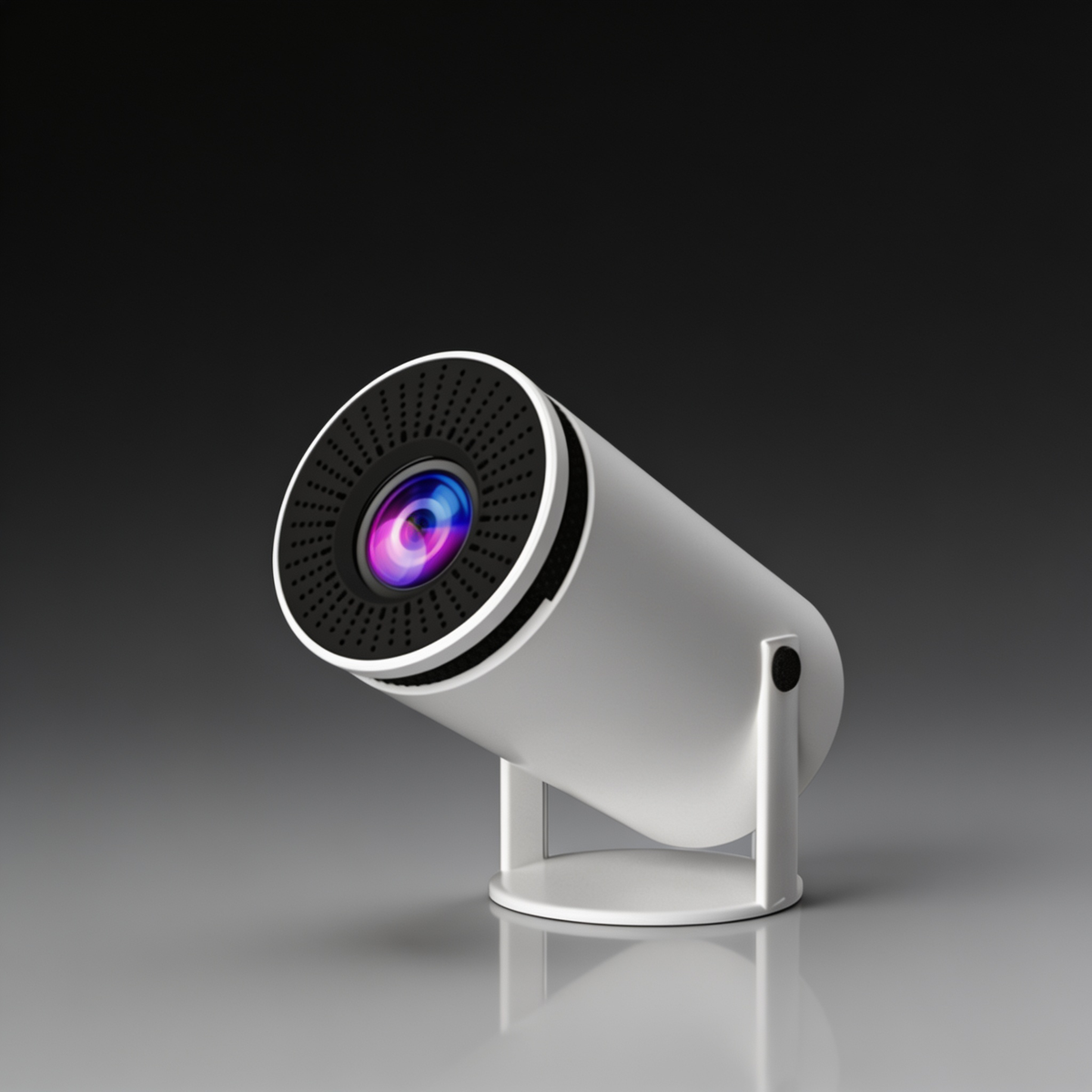 Home Projector, 720p HD, 120 ANSI Lumens, Remote Included, White