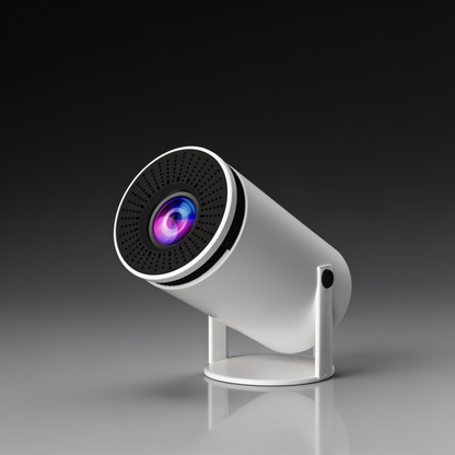 Home Projector, 720p HD, 120 ANSI Lumens, Remote Included, White