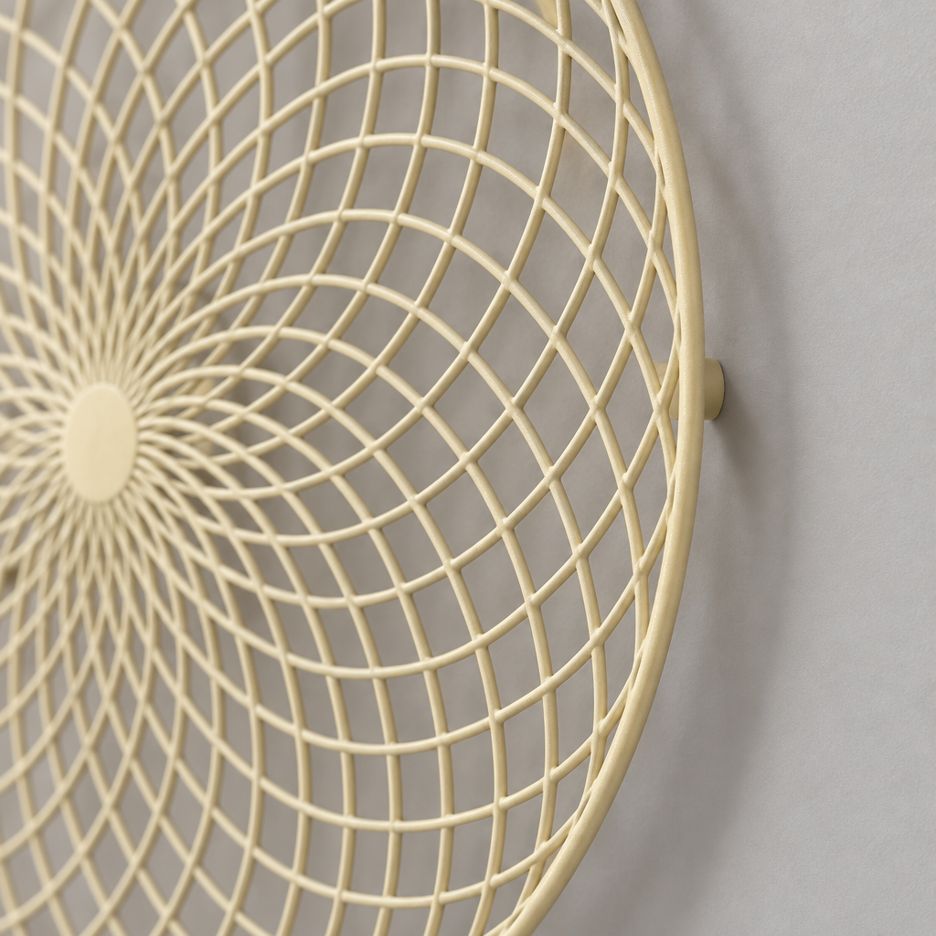Sacred Geometry Metal Wall Art, Yantra Mandala Sculpture