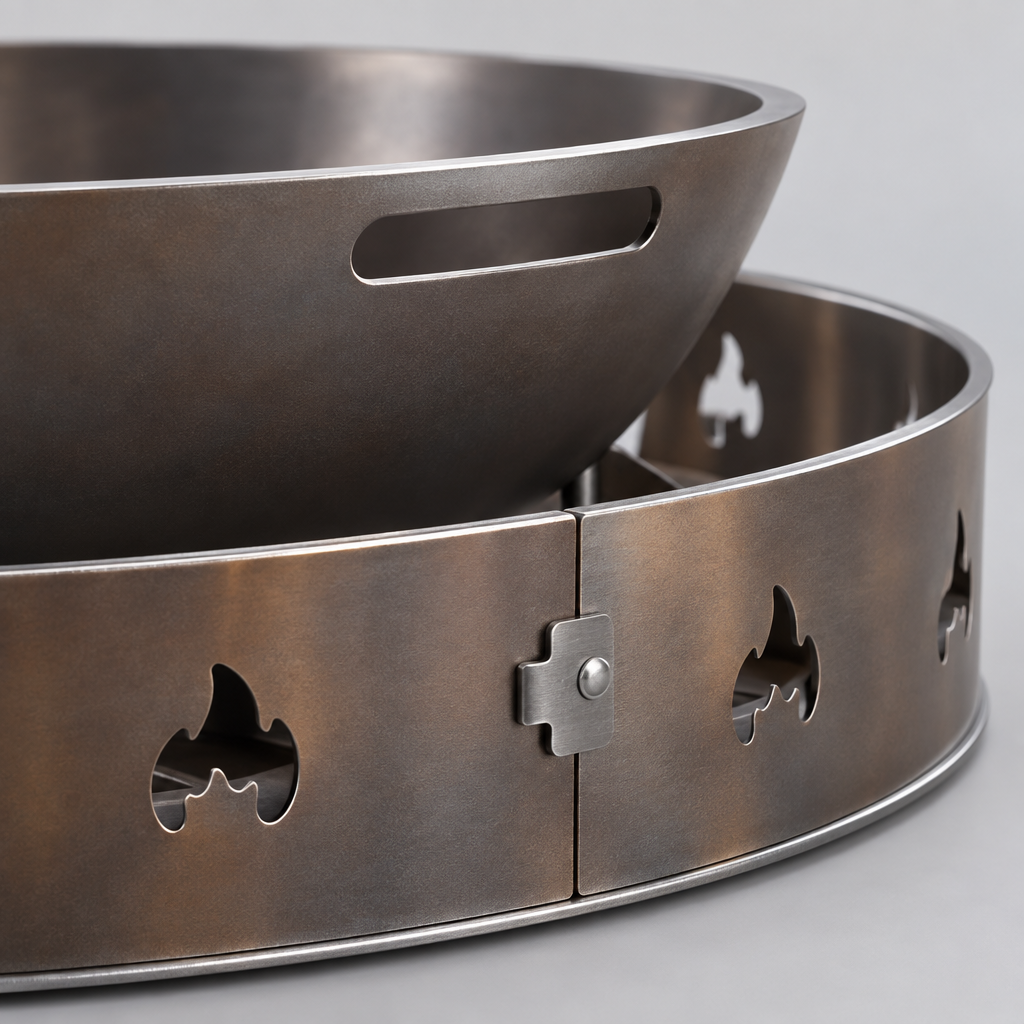 Fire Pit Stand for 27 in Fire Pits, Stainless Steel