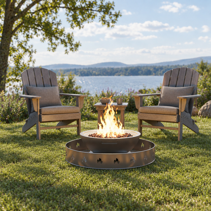 Fire Pit Stand for 27 in Fire Pits, Stainless Steel