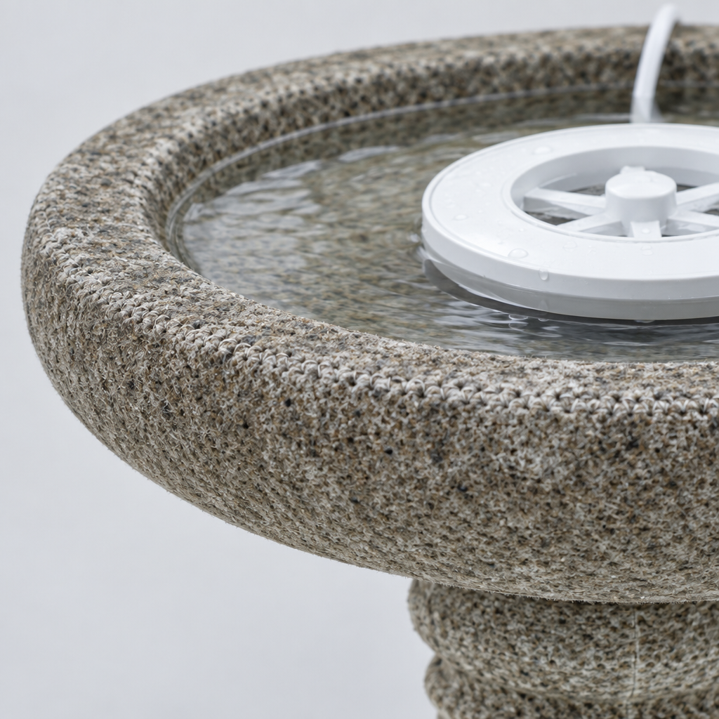 70 W Heated Bird Bath De-Icer with Thermostat, 5.12 in
