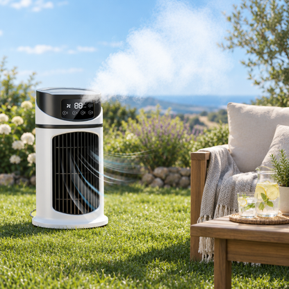 Portable Misting Fan and Electric Air Cooler