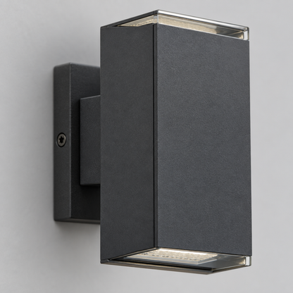 Square Outdoor Wall Sconce, 4 Pack, Up and Down Porch Light