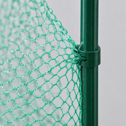13 x 33 ft Garden Bird Netting, Green PE Mesh