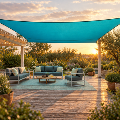 13.12 ft Outdoor Shade Sail for Patios and Yards