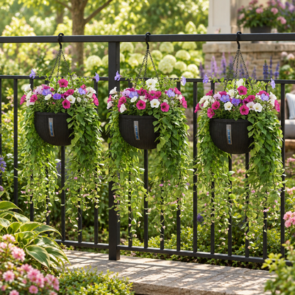 Self-Watering Hanging Planters, 4 Pack (2 x 2 Pack)