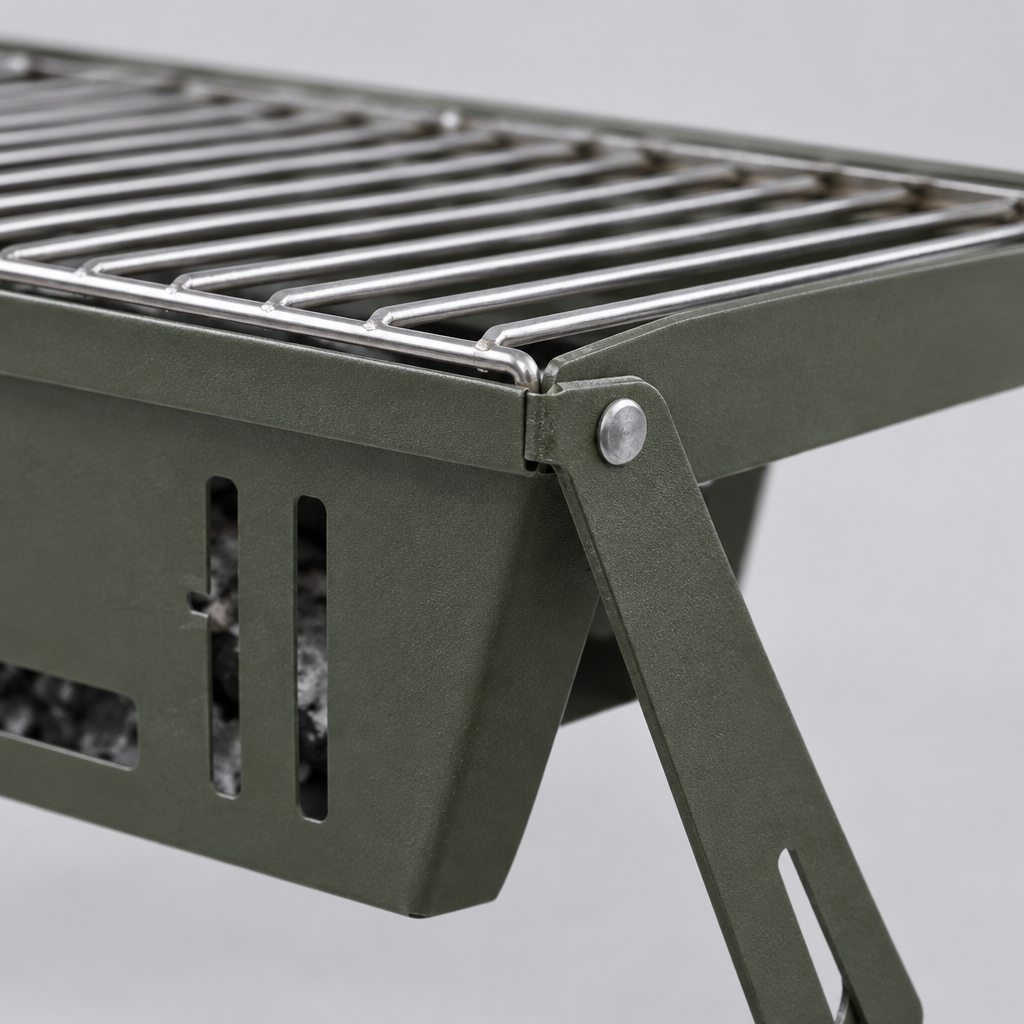 3 in 1 Foldable Charcoal Grill, Fire Pit and Slow Cooker