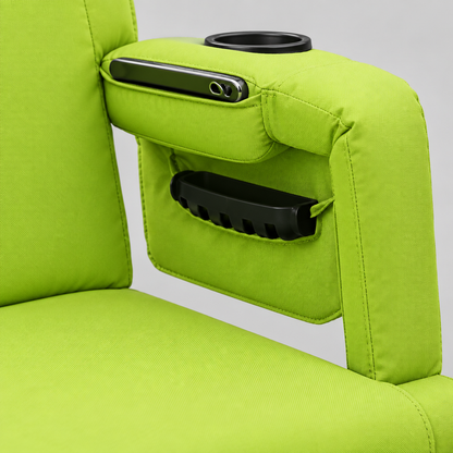 Reclining Stadium Seat with Back Support, 21 in Wide