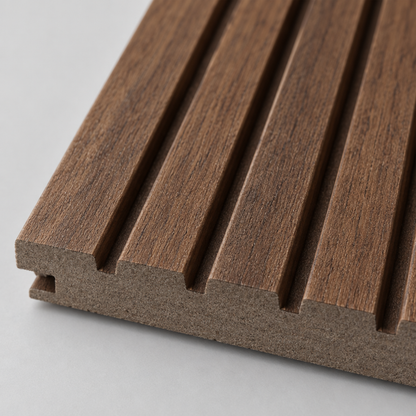 Walnut Wood Slat Acoustic Wall Panels, 4 Pack