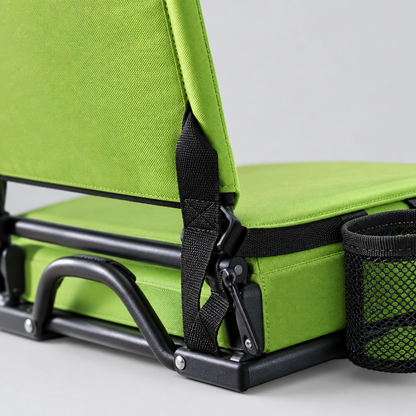 Folding Reclining Stadium Seat with Back Support, 17 in