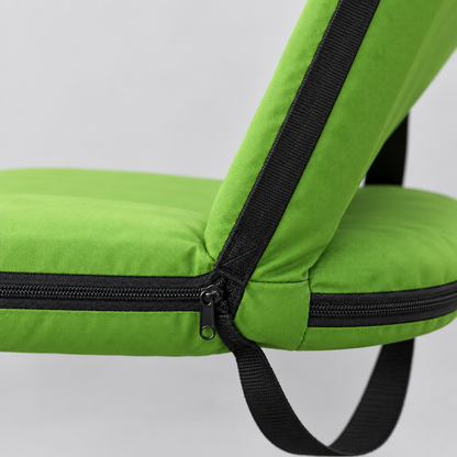 6 Position Reclining Stadium Seat, 21 in Wide, Lime