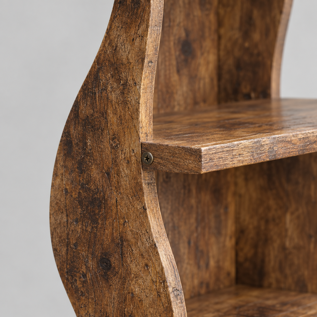 5-Tier Bookshelf and Storage Rack, Brown