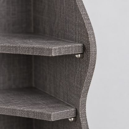 5-Tier Bookshelf and Storage Rack, Grey