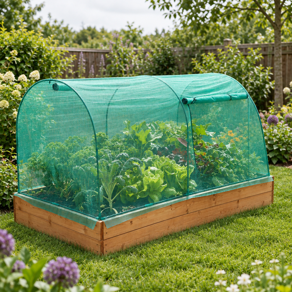 Crop Cage Plant Protection Tent, 8.2 x 3.9 x 3.9 ft
