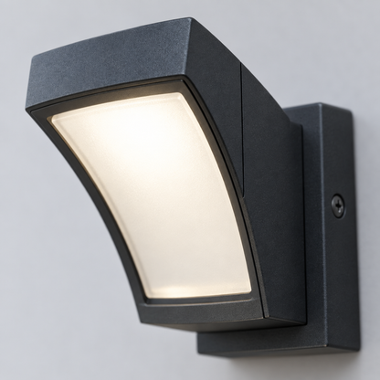 Aluminum Outdoor LED Wall Sconce, IP54, Modern Patio Light