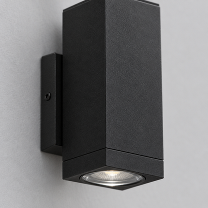 Matte Black Outdoor Wall Sconces, 4 Pack (2 x 2 Pack)