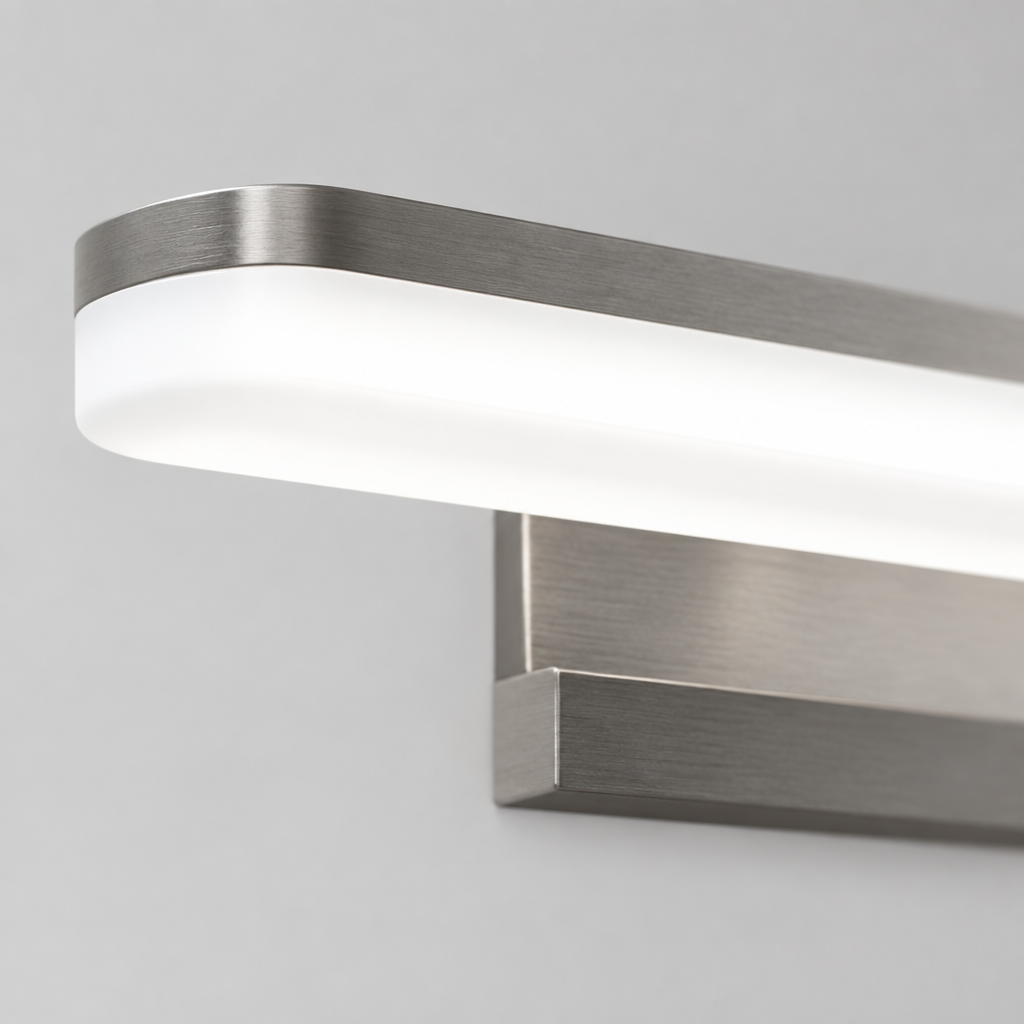 39 in 24 W Chrome LED Bathroom Vanity Light, 6000K