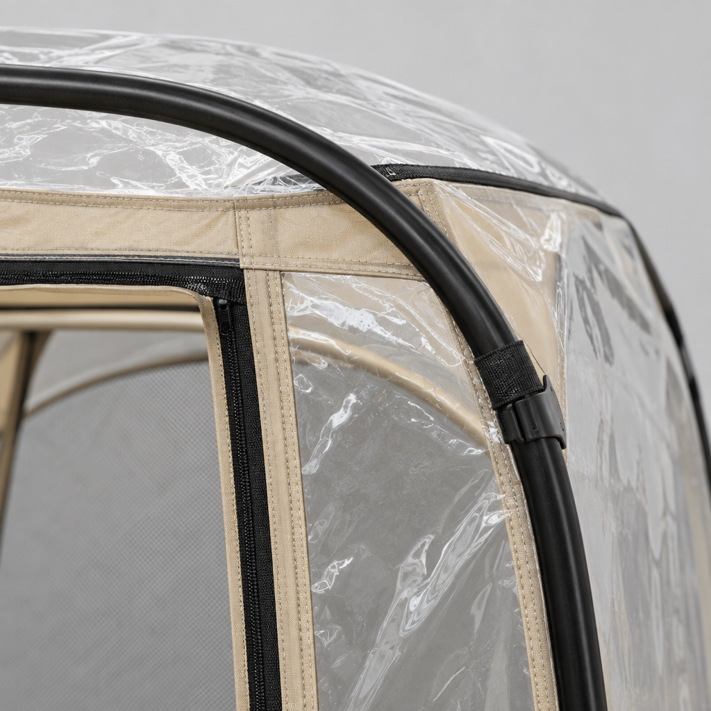 50 in Pop-Up Clear Bubble Tent for One Person