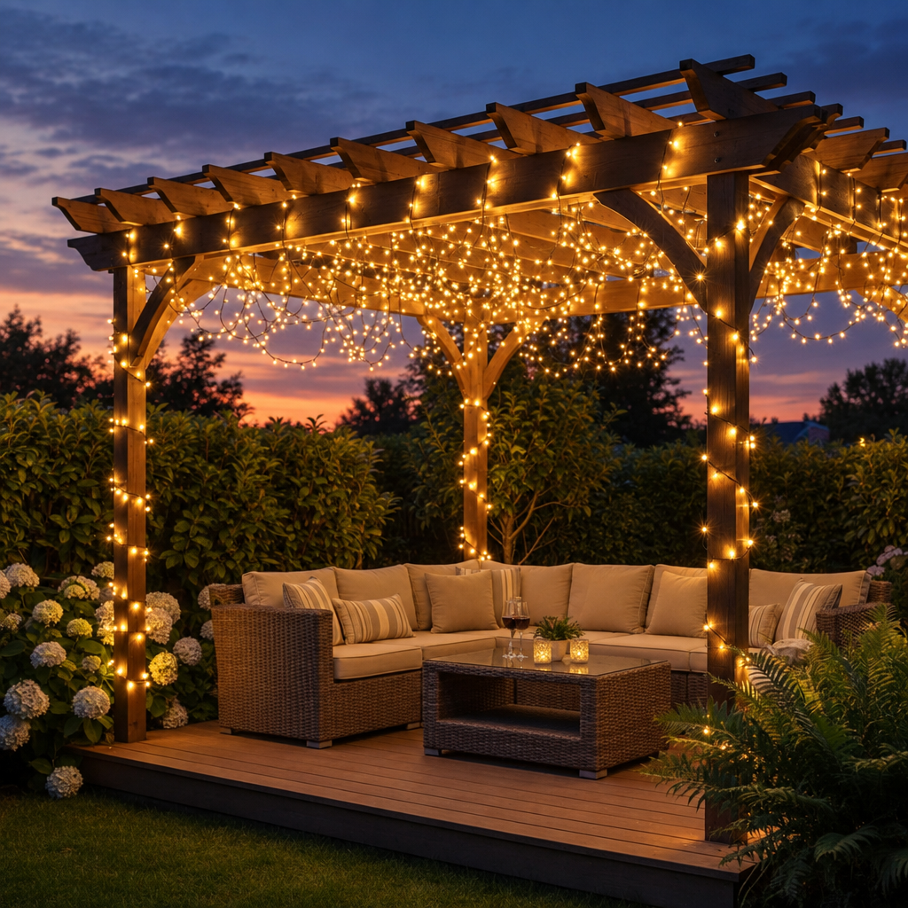 Solar Fairy String Lights, 39 ft, 100 LED, Style B