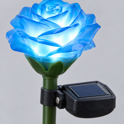 Solar Rose Flower Garden Lights, 8 Pack (2 x 4 Pack)