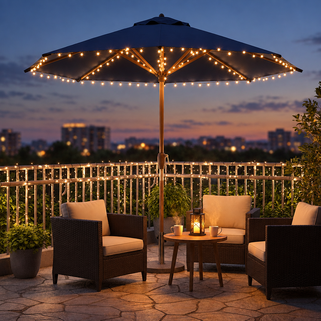 Solar Fairy String Lights, 12 m, 100 LED, 8 Modes