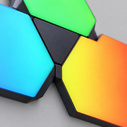 Triangle LED Wall Panels, 10 Pack, RGB with App Control