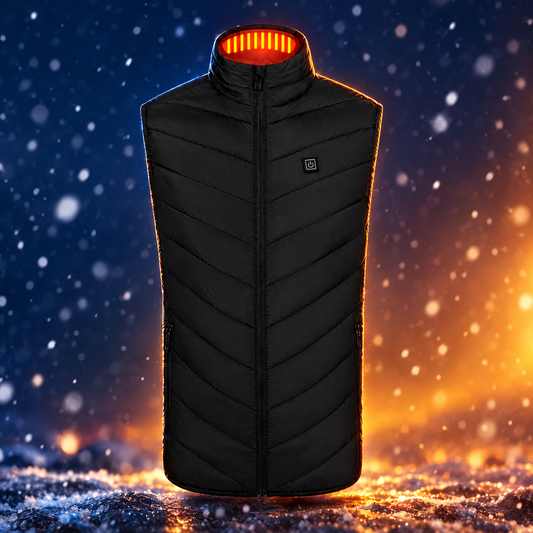 Black heated vest