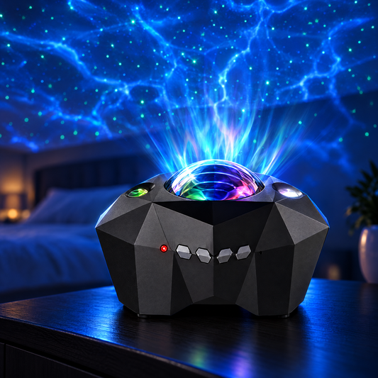 Ocean wave and star projector light