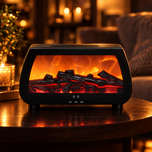 Flame effect aroma diffuser